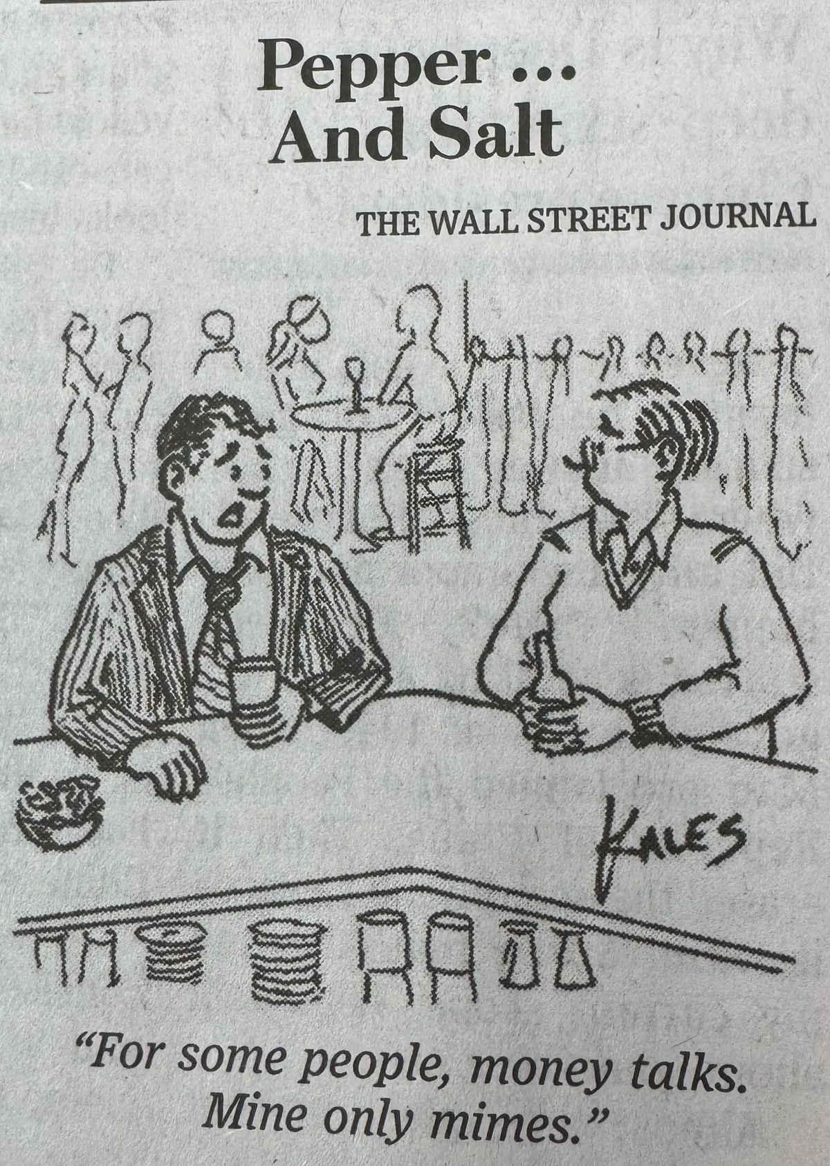 Pepper and Salt | Financial Comics